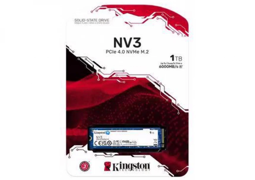 1TB Kingston M.2 NVME SSD SNV3S/1000G 6000MBs/5000MBs