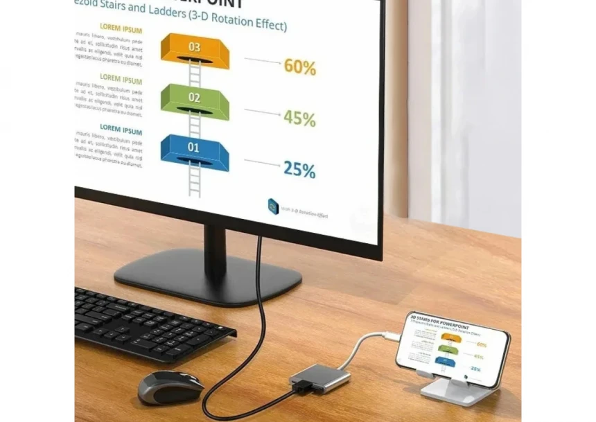 3u1 USB HUB, HDMI+USB-A i USB-C(PD)  HUB-USBC1/3