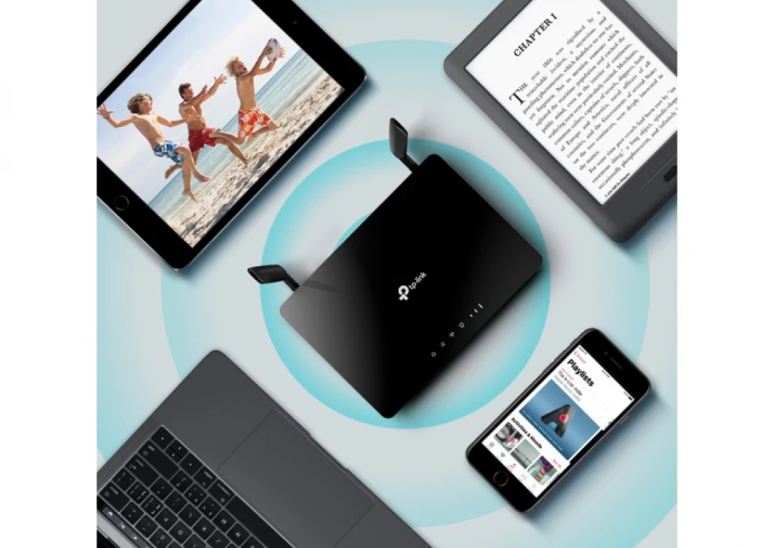 4G Router TP-LINK MR400 AC1200/4GLAN/SIM slot