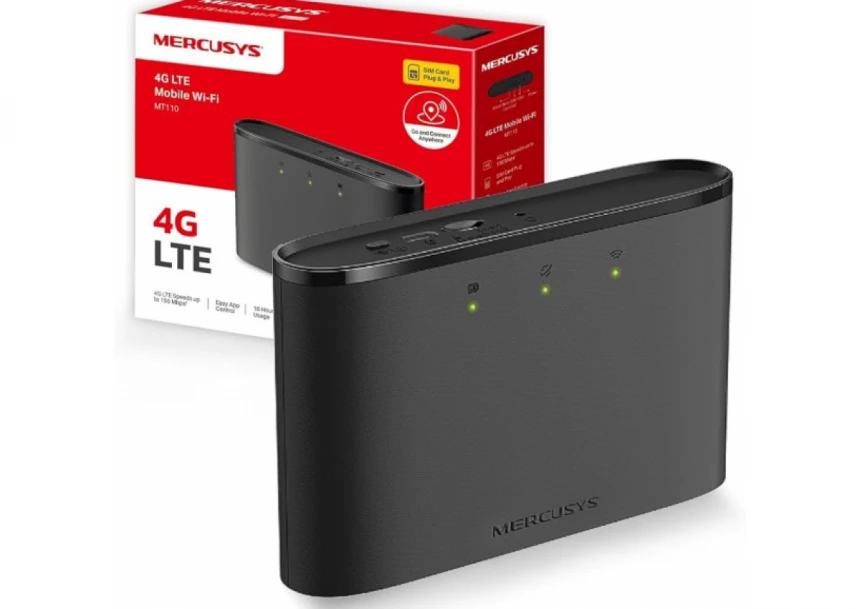 4G ruter Mercusys MT110 150Mbps/SIM slot/2200mAh