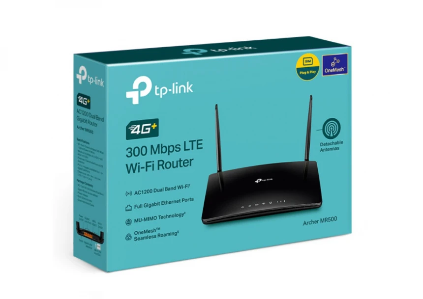 4G Ruter TP-LINK MR500 AC1200/4GLAN/SIM slot