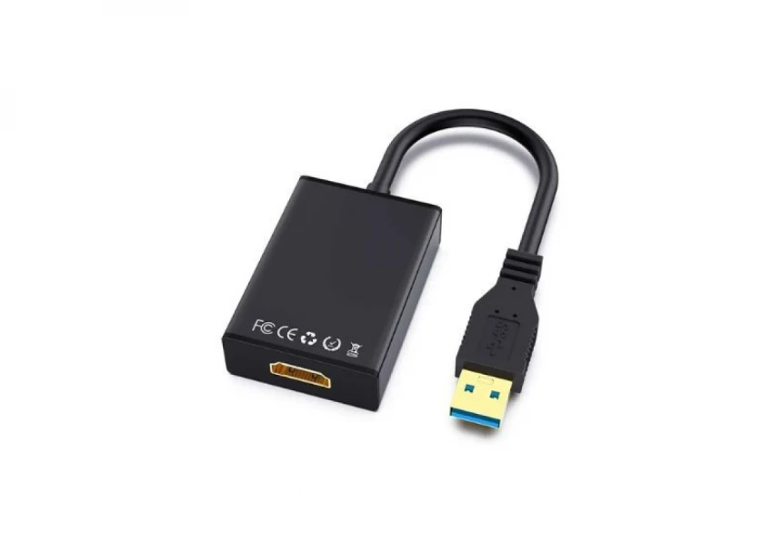 Adapter E-Green USB 3.0 (M) - HDMI (F) c...