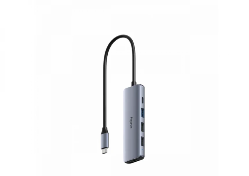 Adapter-konverter Cudy UH405 USB Tip C 1...