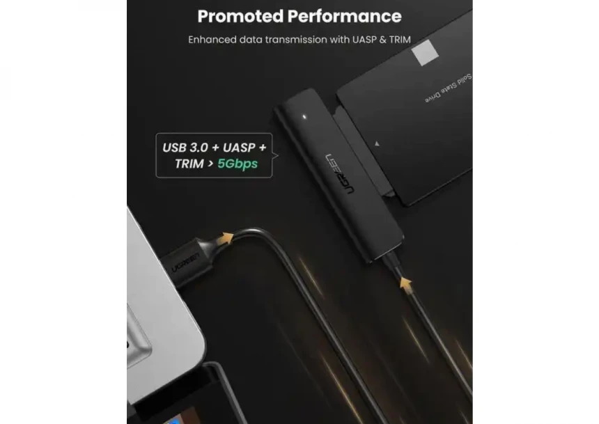 Adapter konverter USB 3.0-Sata 2.5 Ugreen CM321