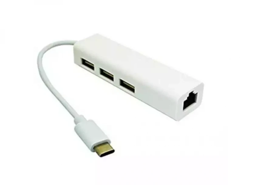 Adapter-konverter USB Tip C 3.1 na 3xUSB...