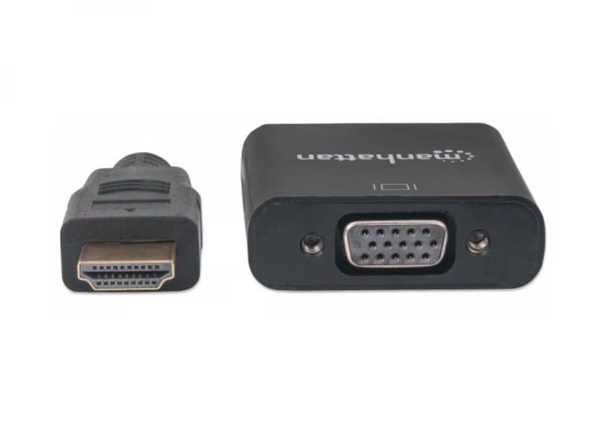 Adapter Manhattan 151467 HDMI/M - VGA/F
