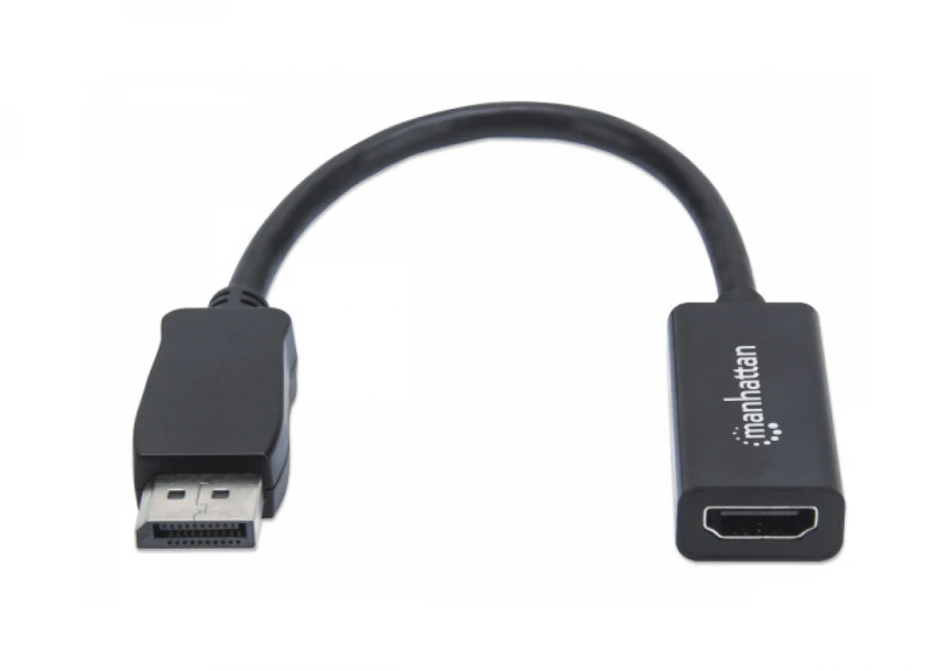 Adapter Manhattan 151634 DisplayPort/M - HDMI/F 1080p Crni