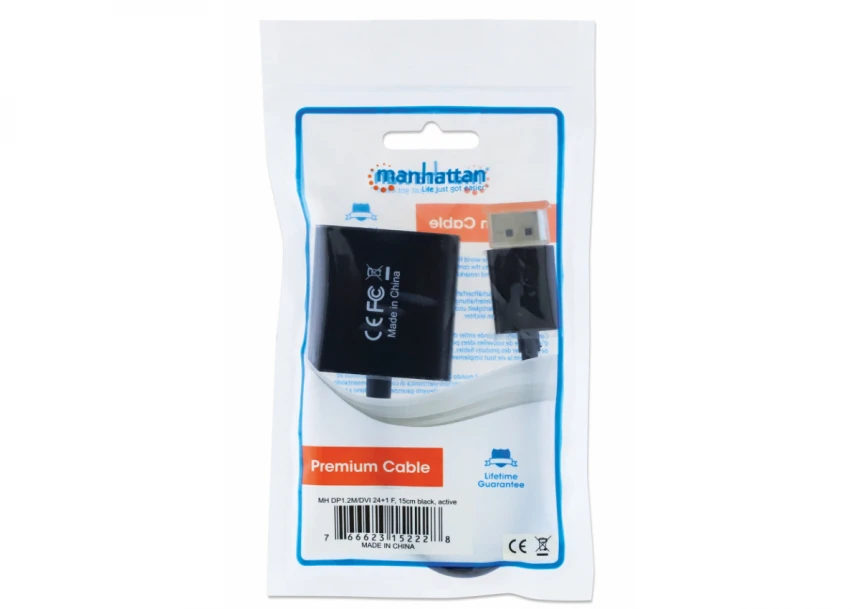 Adapter Manhattan 152228 DisplayPort/M - DVI-D 24+1/F