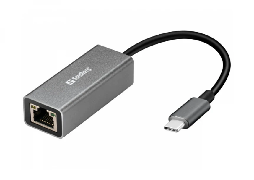 Adapter Sandberg USB C-LAN 10/100/1000Mb...