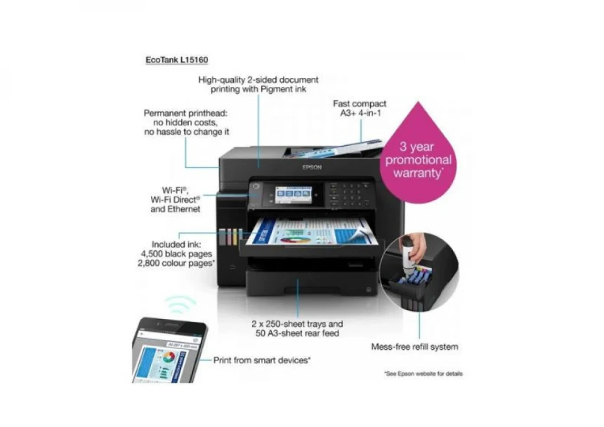 AIO InkJet EPSON L15160 A3 + 4 boje