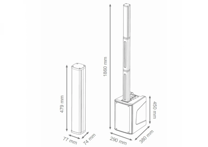 Aktivni BT zvučni sistem 200W
