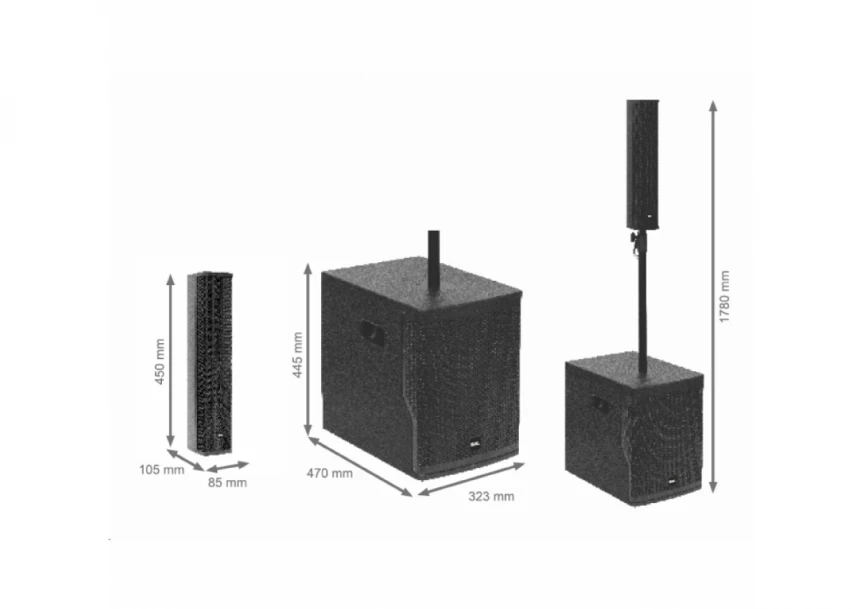 Aktivni BT zvučni sistem 400W