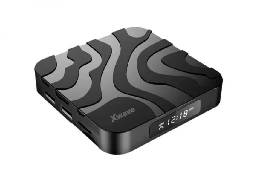 Android TV Box Xwave BOX 510 8K/4GB RAM/64GB ROM/HDMI/LAN/WiFi/USB/LCD Display