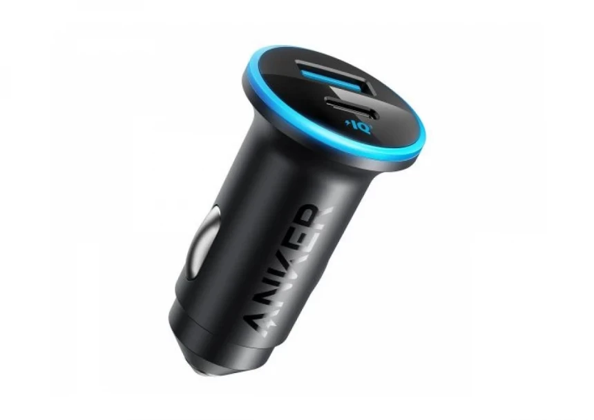 Anker autopunjač 52,5W Usb A+Type C crna