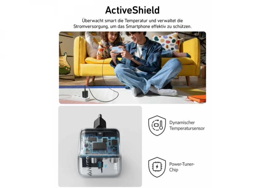 Anker  superbrzi  punjač 25W crna