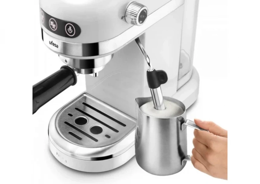 Aparat za esspreso kafu Ufesa Palermo white/zapremina 1l/bela