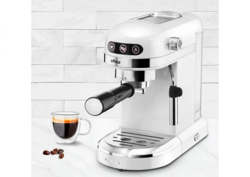Aparat za esspreso kafu Ufesa Palermo white/zapremina 1l/bela