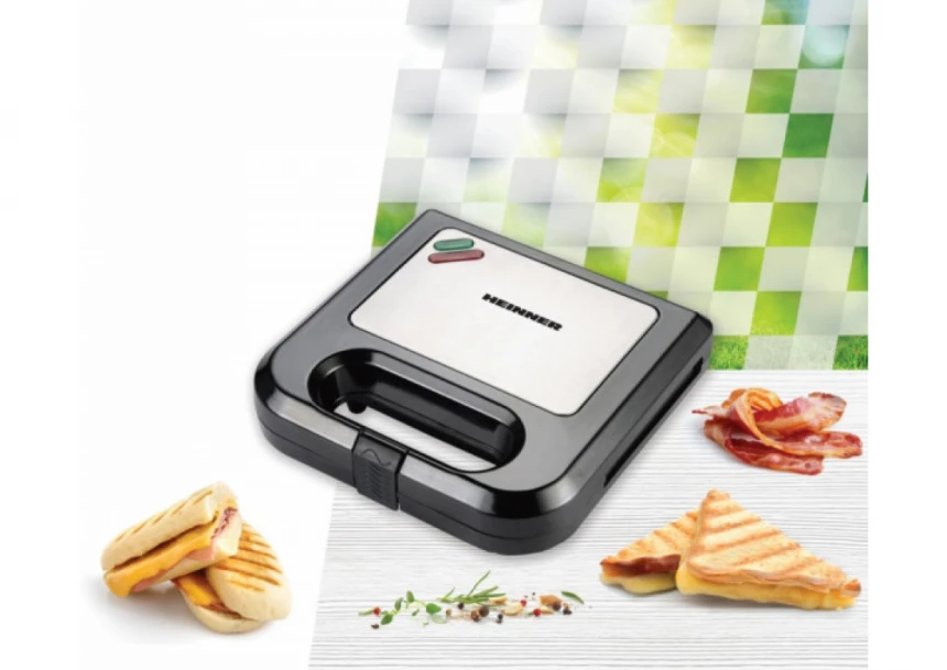 Aparat za sendviče HEINNER SM-K750BKS 750W/crni