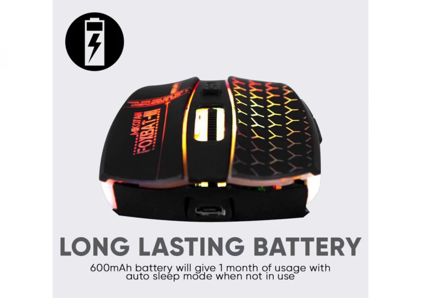 ARMAGGEDDON Mikoyan Foxbat 3 Wireless Optical Gaming Mouse Kevlar-13