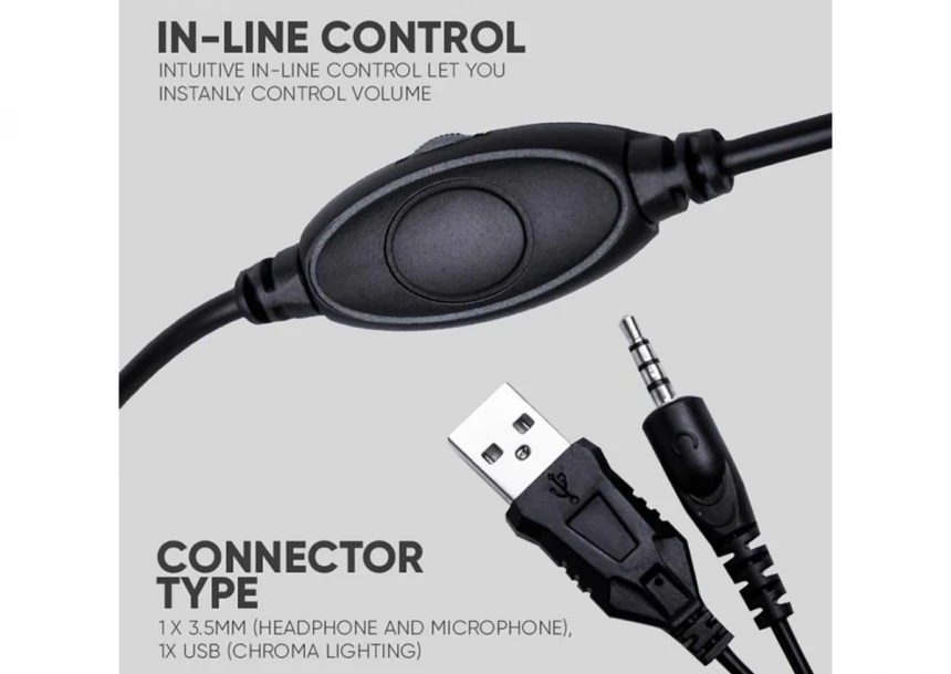 Armaggeddon PULSE 1 CHROMA Stereo Headset