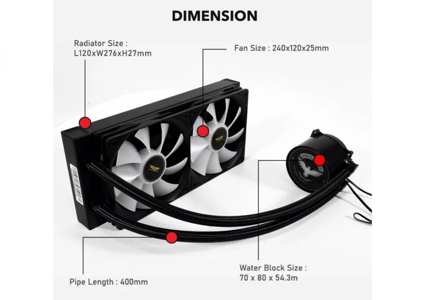 Armaggeddon TESSARAXX Deep Freeze PRO 240 - Black