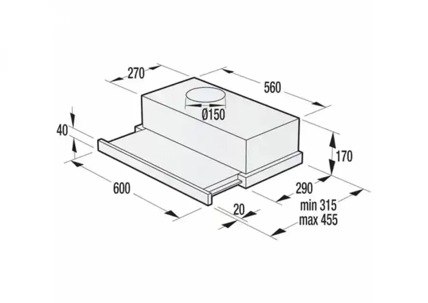 Aspirator Gorenje BHP 62 CLB