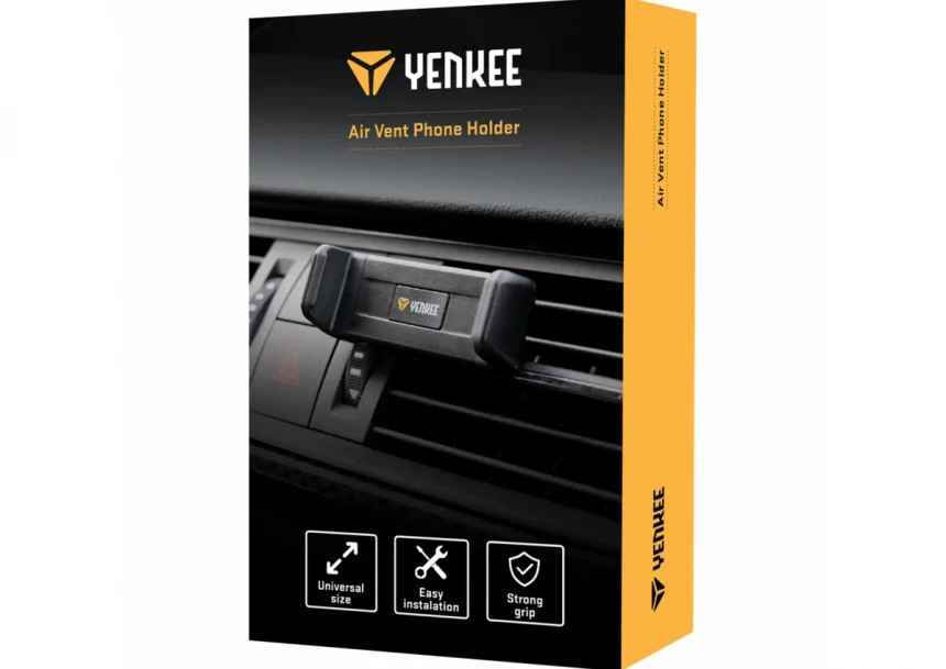Auto držač za mobilne telefone YENKEE YSM 201BK AirVent