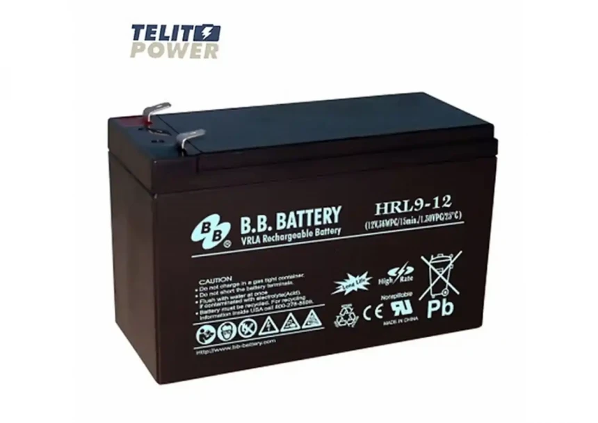 Baterija za UPS 12V 9Ah HRL9-12 BB termi...