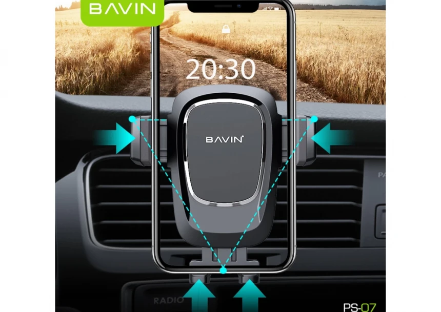 Bavin auto držač PS-07 crna