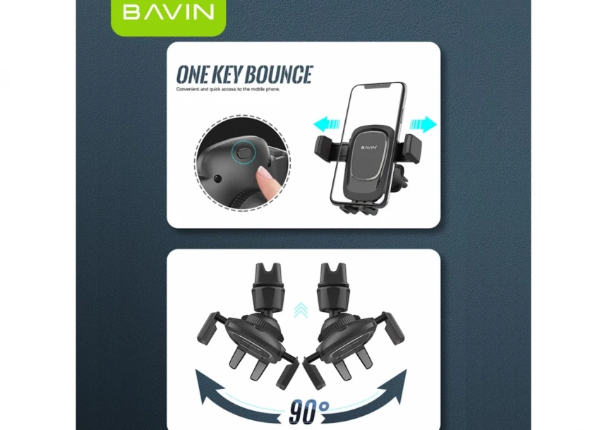 Bavin auto držač PS-07 crna