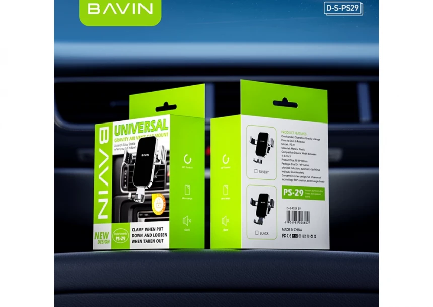 Bavin auto držač PS-29 crna