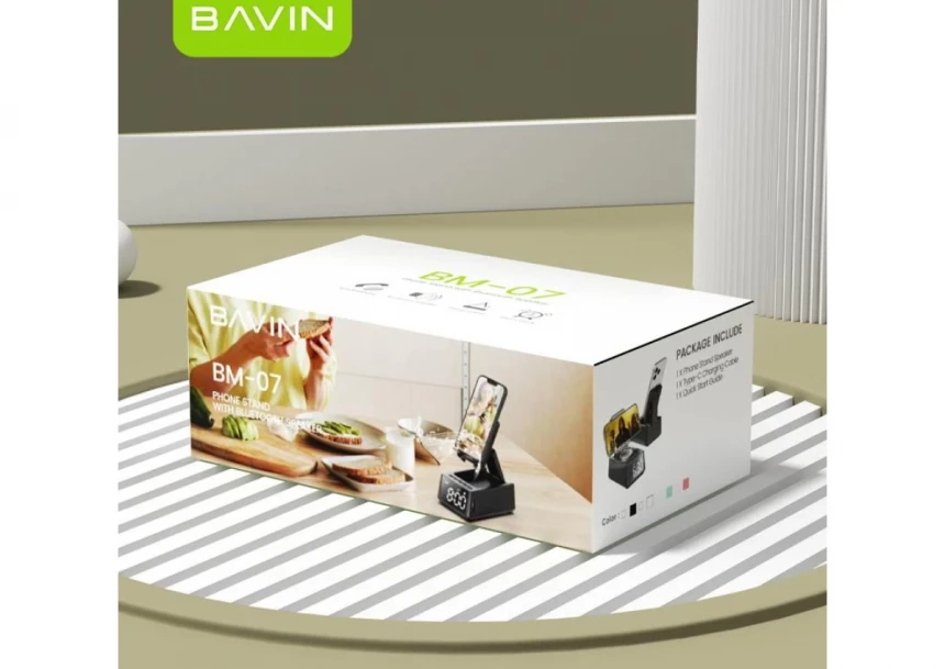 Bavin bluetooth zvučnik/stalak crna