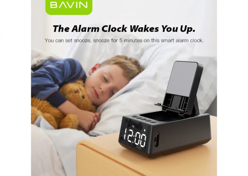 Bavin bluetooth zvučnik/stalak crna