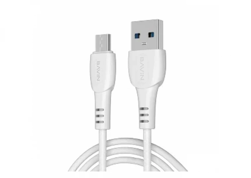 Bavin kabl 12W Usb A/Micro Usb 1,0m bela