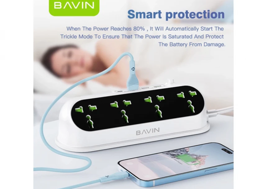 Bavin kabl 18W 1m type-A na Micro bela
