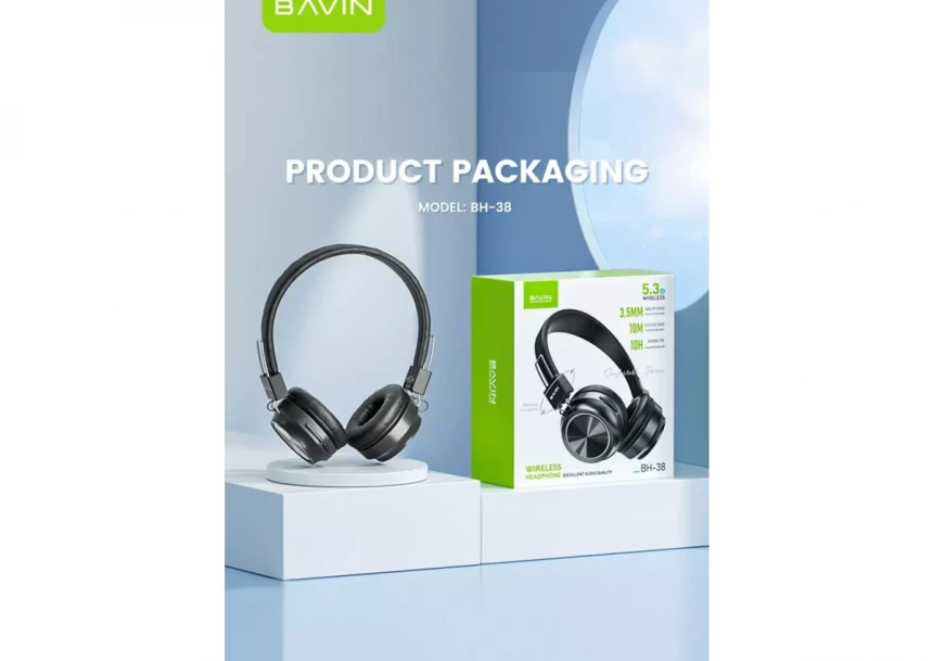 Bavin Wireless slušalice crna