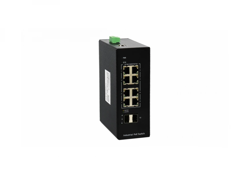 BDCOM IES200-V25-2S8P 8-Port Gigabit PoE...