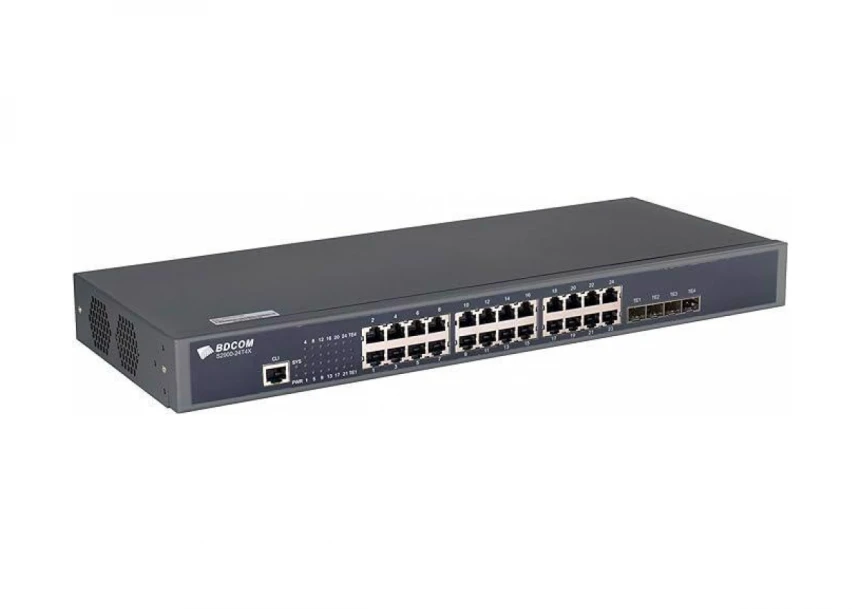 BDCOM S2900-24T4X-2AC , switch 24 x Gigabit RJ45, 4 x 10G SFP+ L3-lite