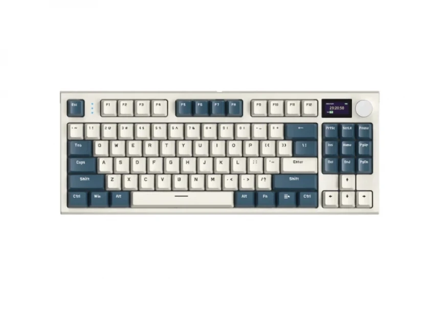 Bežična gaming tastatura Attack Shark K86 Mehanička/TriMode/TFT Screen/Media Control/Timing Machine
