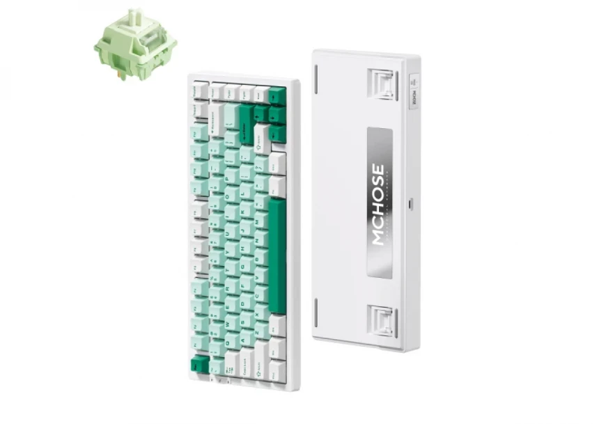 Bežična gaming tastatura MCHOSE G75 Pro Mehanička green