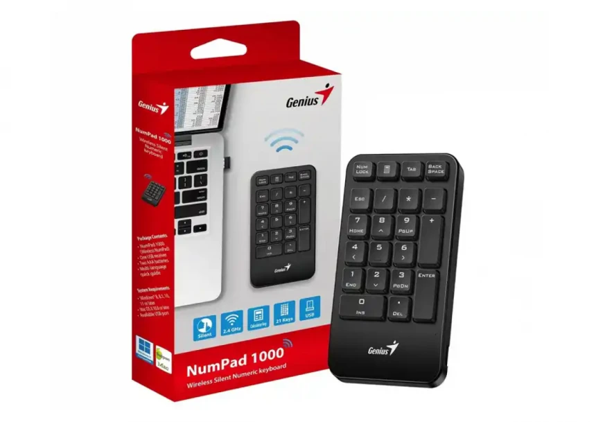 Bežična numerička tastatura Genius Numpad 1000