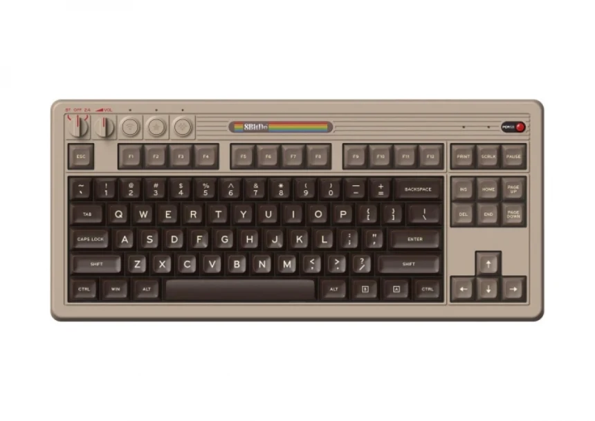 Bežična tastatura 8BitDo Retro 87/mehanička/ Commodore 64 Edition + Dual Super Buttons + Super Stick