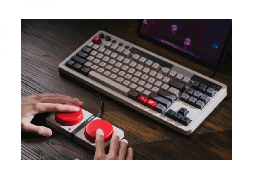 Bežična tastatura 8BitDo Retro 87/mehanička/RGB/N Edition + Dual Super Buttons