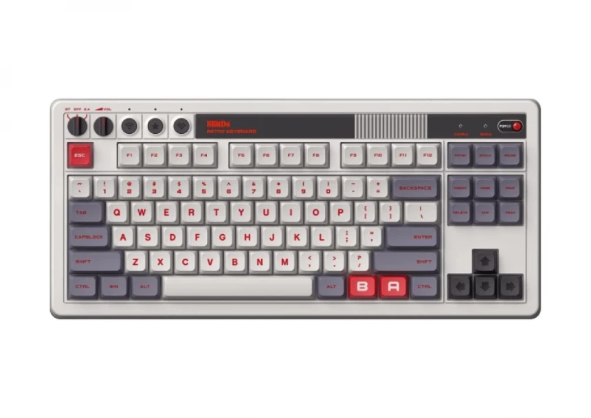 Bežična tastatura 8BitDo Retro 87/mehanička/RGB/N Edition + Dual Super Buttons