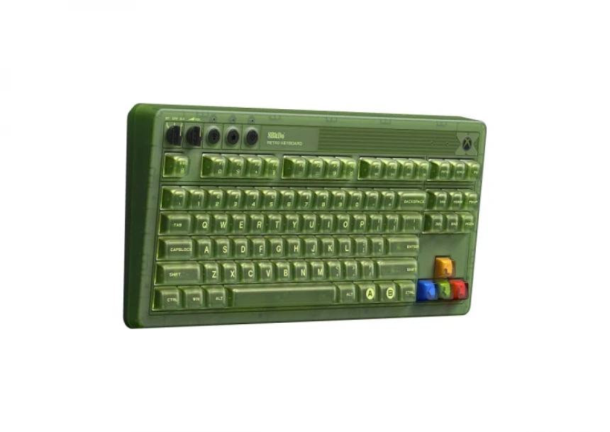 Bežična tastatura 8BitDo Retro 87/mehanička/RGB/XBOX Green + Dual Super Buttons