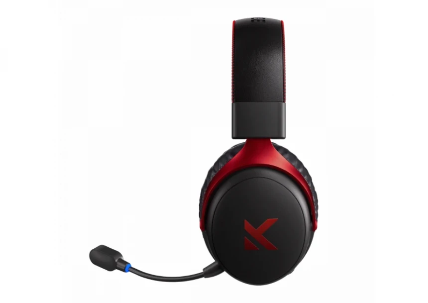 Bežične gaming slušalice MCHOSE V9 Pro black red