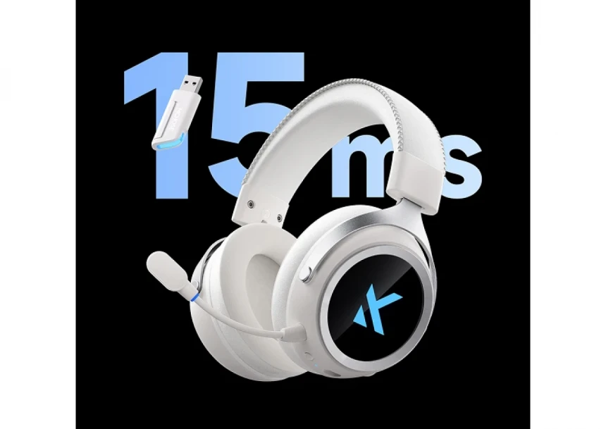 Bežične gaming slušalice MCHOSE X9 white