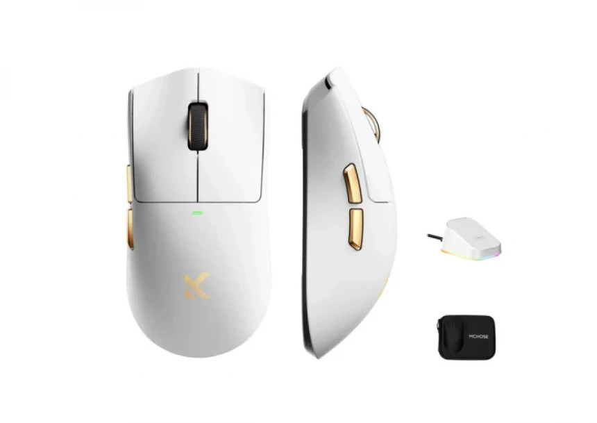 Bežični gaming miš MCHOSE K7 Ultra White...