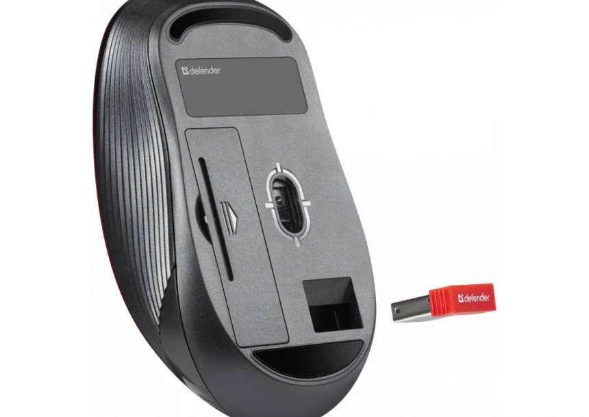 Bežični miš Defender Gassa MM-105 1600 dpi Crveni