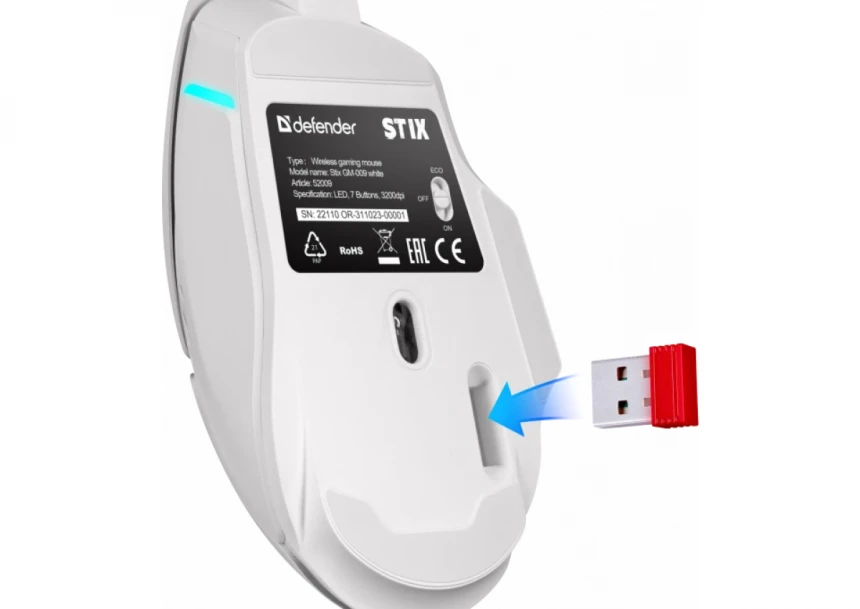 Bežični miš Defender Stix GM-009/ 3200dpi